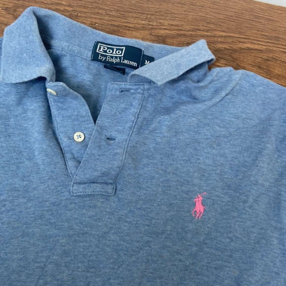Soft, cotton light blue polo! - Picture 2 of 3